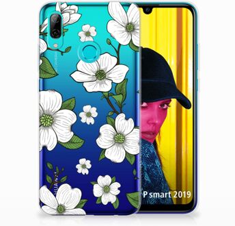 B2Ctelecom Huawei P Smart 2019 TPU Hoesje Design Dogwood Flowers