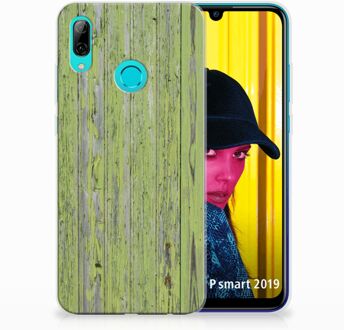 B2Ctelecom Huawei P Smart 2019 TPU Hoesje Design Green Wood