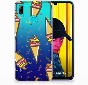 B2Ctelecom Huawei P Smart 2019 TPU Hoesje Design Icecream