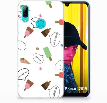 B2Ctelecom Huawei P Smart 2019 TPU Hoesje Design IJsjes