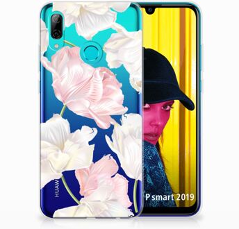 B2Ctelecom Huawei P Smart 2019 TPU Hoesje Design Lovely Flowers