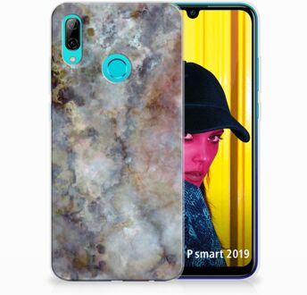 B2Ctelecom Huawei P Smart 2019 TPU Hoesje Design Marmer Grijs