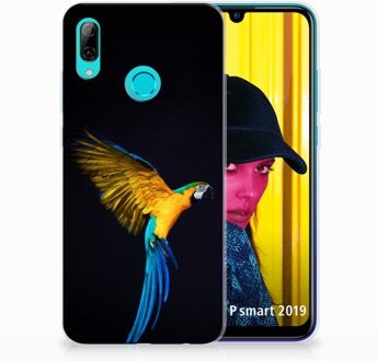 B2Ctelecom Huawei P Smart 2019 TPU Hoesje Design Papegaai