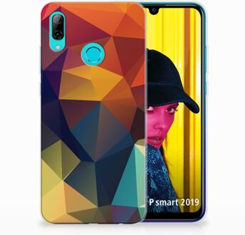 B2Ctelecom Huawei P Smart 2019 TPU Hoesje Design Polygon Color