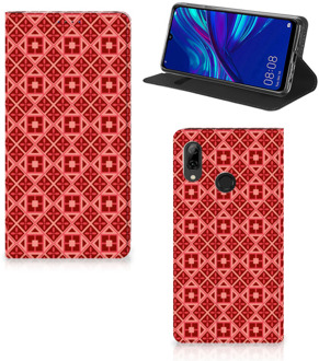 B2Ctelecom Huawei P Smart (2019) Uniek Standcase Hoesje Batik Red