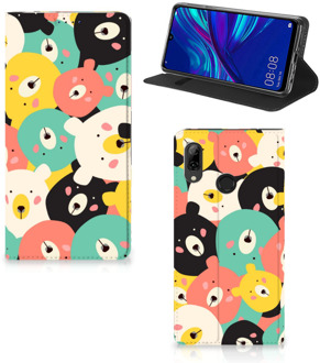 B2Ctelecom Huawei P Smart (2019) Uniek Standcase Hoesje Bears