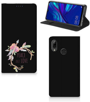 B2Ctelecom Huawei P Smart (2019) Uniek Standcase Hoesje Boho Text