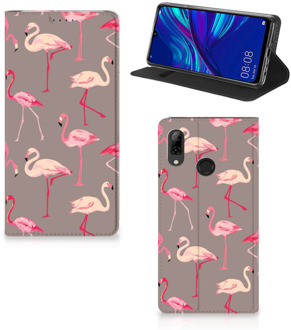 B2Ctelecom Huawei P Smart (2019) Uniek Standcase Hoesje Flamingo