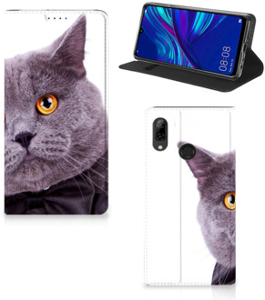 B2Ctelecom Huawei P Smart (2019) Uniek Standcase Hoesje Kat