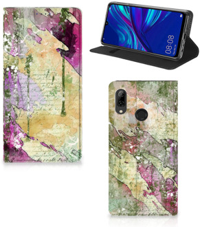 B2Ctelecom Huawei P Smart (2019) Uniek Standcase Hoesje Letter Painting