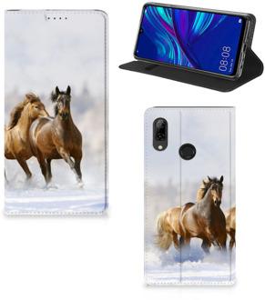 B2Ctelecom Huawei P Smart (2019) Uniek Standcase Hoesje Paarden