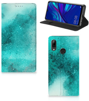 B2Ctelecom Huawei P Smart (2019) Uniek Standcase Hoesje Painting Blue