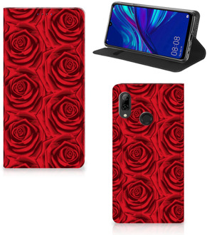 B2Ctelecom Huawei P Smart (2019) Uniek Standcase Hoesje Red Roses