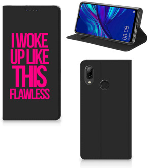 B2Ctelecom Huawei P Smart (2019) Uniek Standcase Hoesje Woke Up