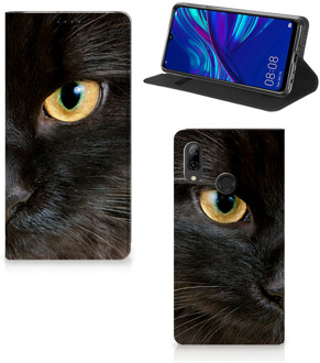 B2Ctelecom Huawei P Smart (2019) Uniek Standcase Hoesje Zwarte Kat