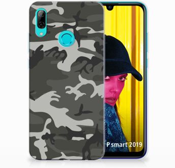 B2Ctelecom Huawei P Smart 2019 Uniek TPU Hoesje Army Light