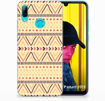 B2Ctelecom Huawei P Smart 2019 Uniek TPU Hoesje Aztec Yellow