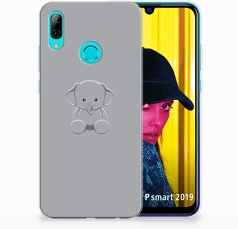 B2Ctelecom Huawei P Smart 2019 Uniek TPU Hoesje Baby Olifant