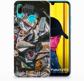 B2Ctelecom Huawei P Smart 2019 Uniek TPU Hoesje Badges