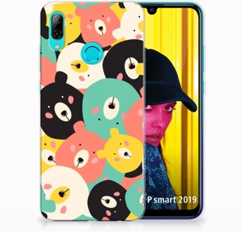 B2Ctelecom Huawei P Smart 2019 Uniek TPU Hoesje Bears