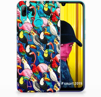 B2Ctelecom Huawei P Smart 2019 Uniek TPU Hoesje Birds