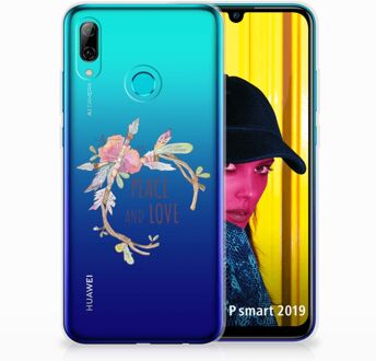 B2Ctelecom Huawei P Smart 2019 Uniek TPU Hoesje Boho Text