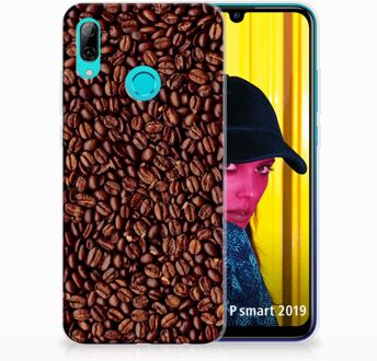 B2Ctelecom Huawei P Smart 2019 Uniek TPU Hoesje Koffiebonen