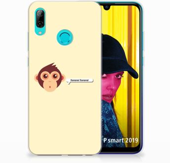 B2Ctelecom Huawei P Smart 2019 Uniek TPU Hoesje Monkey