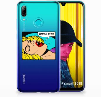 B2Ctelecom Huawei P Smart 2019 Uniek TPU Hoesje Popart Oh Yes