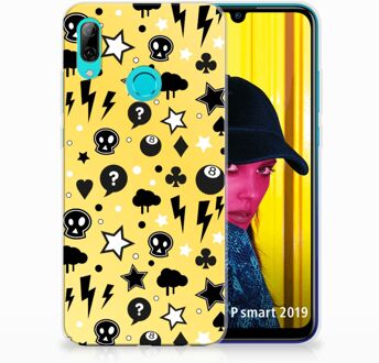 B2Ctelecom Huawei P Smart 2019 Uniek TPU Hoesje Punk Yellow