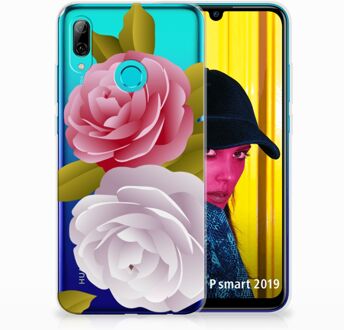 B2Ctelecom Huawei P Smart 2019 Uniek TPU Hoesje Roses