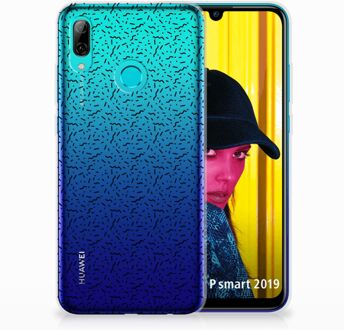 B2Ctelecom Huawei P Smart 2019 Uniek TPU Hoesje Stripes Dots