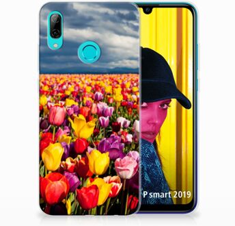 B2Ctelecom Huawei P Smart 2019 Uniek TPU Hoesje Tulpen