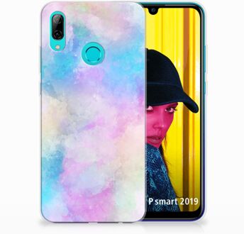 B2Ctelecom Huawei P Smart 2019 Uniek TPU Hoesje Watercolor Light