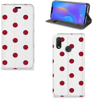 B2Ctelecom Huawei P Smart Plus Standcase Hoesje Design Cherries