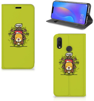 B2Ctelecom Huawei P Smart Plus Standcase Hoesje Design Doggy Biscuit