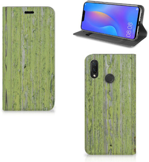 B2Ctelecom Huawei P Smart Plus Standcase Hoesje Design Green Wood