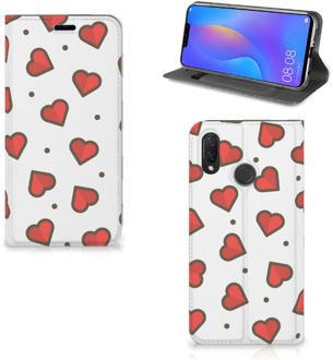 B2Ctelecom Huawei P Smart Plus Standcase Hoesje Design Hearts