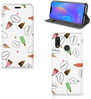 B2Ctelecom Huawei P Smart Plus Standcase Hoesje Design IJsjes