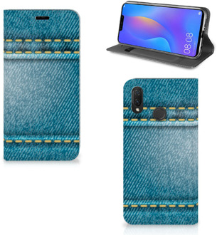 B2Ctelecom Huawei P Smart Plus Standcase Hoesje Design Jeans