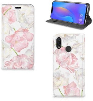 B2Ctelecom Huawei P Smart Plus Standcase Hoesje Design Lovely Flowers