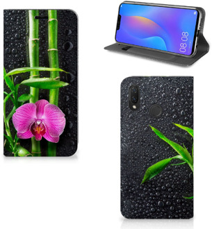 B2Ctelecom Huawei P Smart Plus Standcase Hoesje Design Orchidee