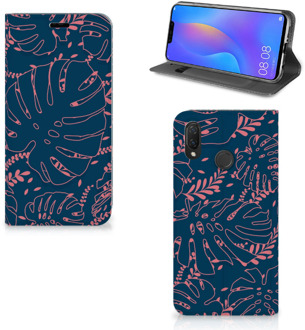 B2Ctelecom Huawei P Smart Plus Standcase Hoesje Design Palm Leaves