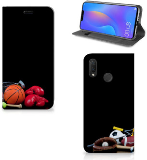 B2Ctelecom Huawei P Smart Plus Standcase Hoesje Design Sports