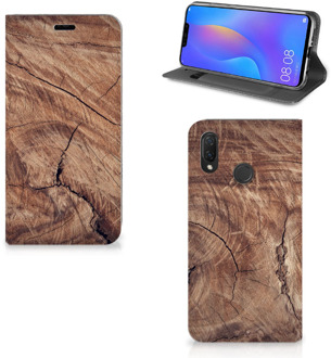 B2Ctelecom Huawei P Smart Plus Standcase Hoesje Design Tree Trunk