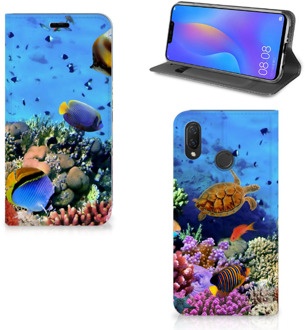 B2Ctelecom Huawei P Smart Plus Standcase Hoesje Design Vissen