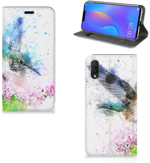 B2Ctelecom Huawei P Smart Plus Standcase Hoesje Design Vogel