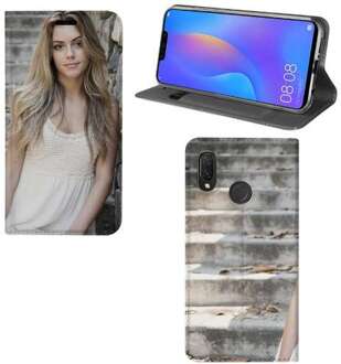 B2Ctelecom Huawei P Smart Plus Standcase Hoesje Maken met Foto