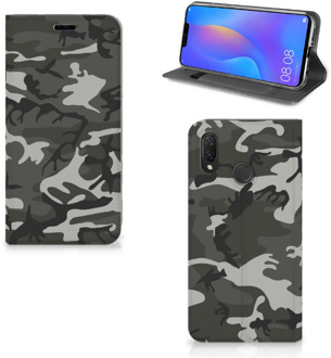 B2Ctelecom Huawei P Smart Plus Uniek Standcase Hoesje Army Light