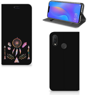 B2Ctelecom Huawei P Smart Plus Uniek Standcase Hoesje Boho Dreamcatcher